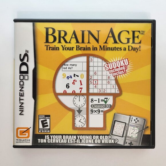Brain Age 1 for Nintendo DS CIB - Picture 1 of 8